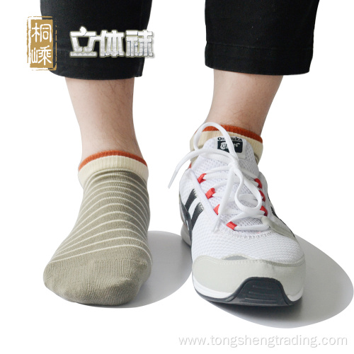 double-top three-dimensional-sneaker-socks for men